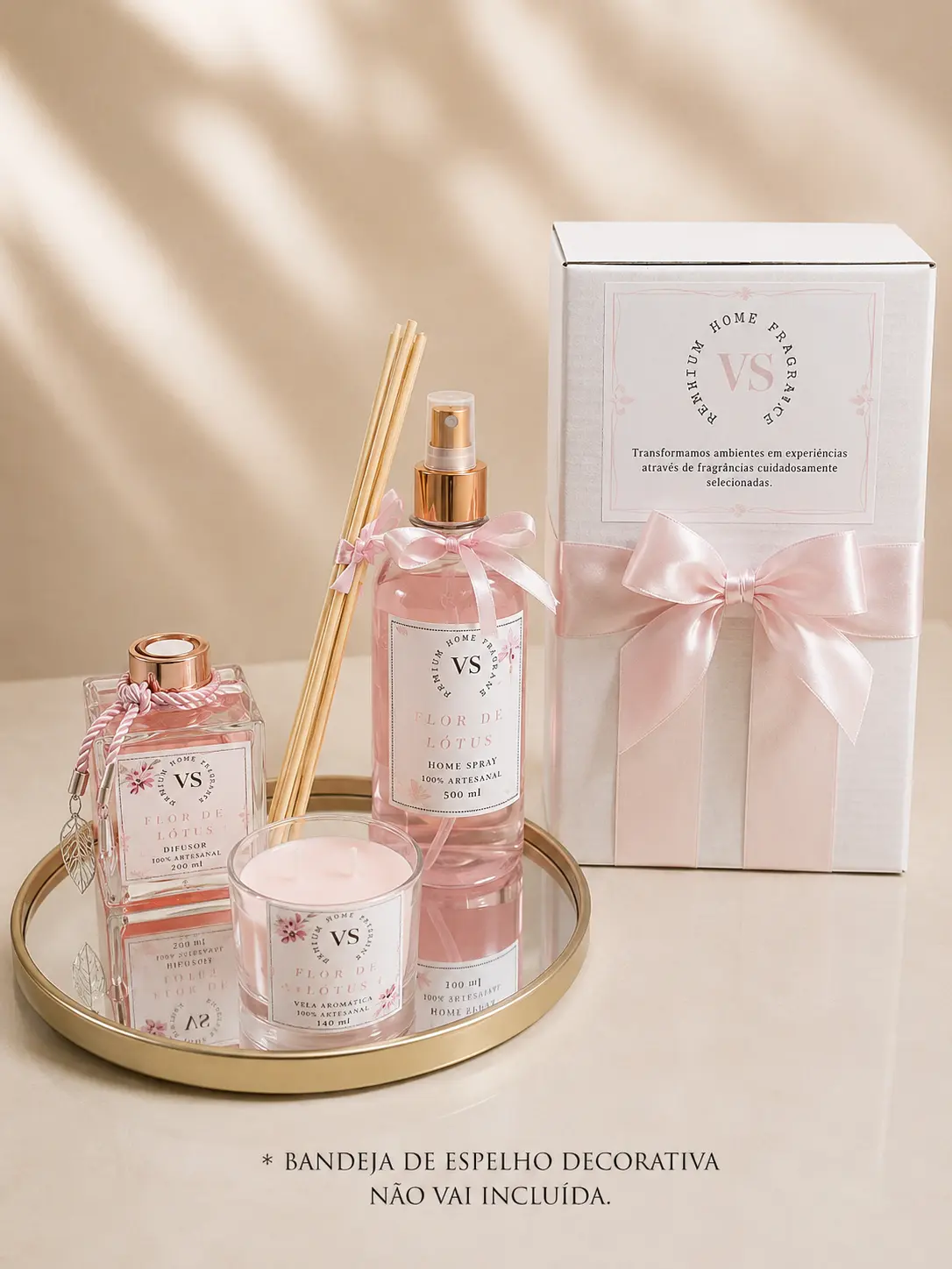 Kit Premium Flor de Cerejeira & Flor de Lótus — VS Premium Home Fragrance