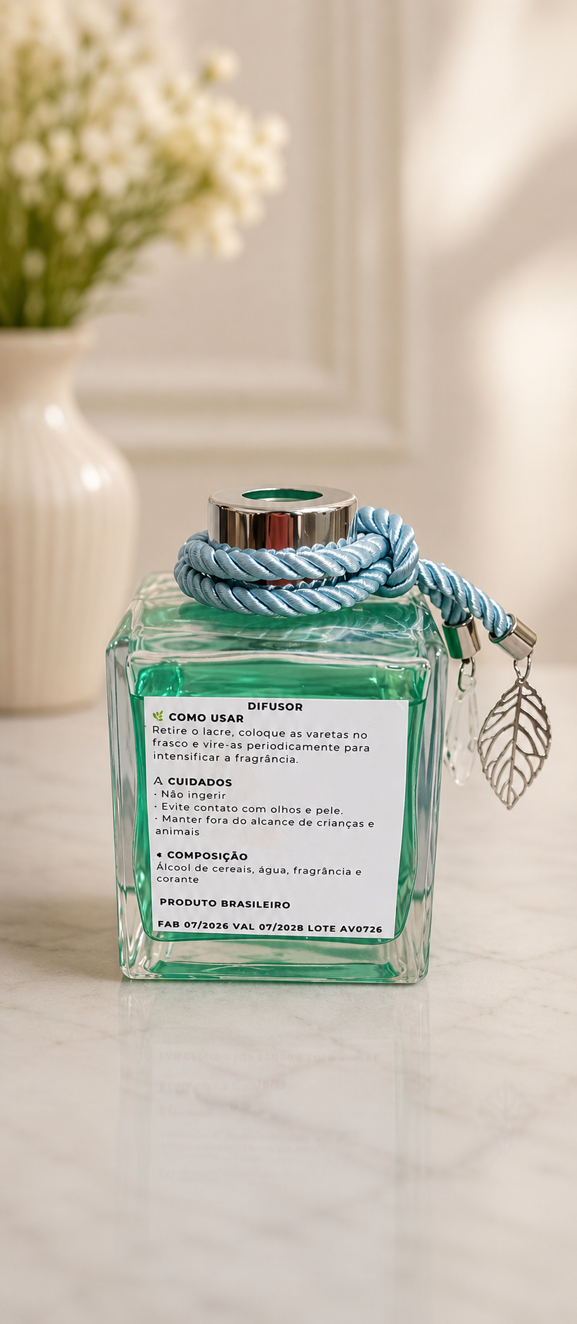 Verso do Difusor de Aromas Any & Vanilla 200 ml — VS Premium Home Fragrance