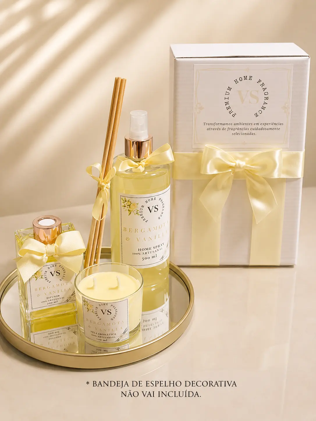 Kit Premium Bergamota & Vanilla — VS Premium Home Fragrance