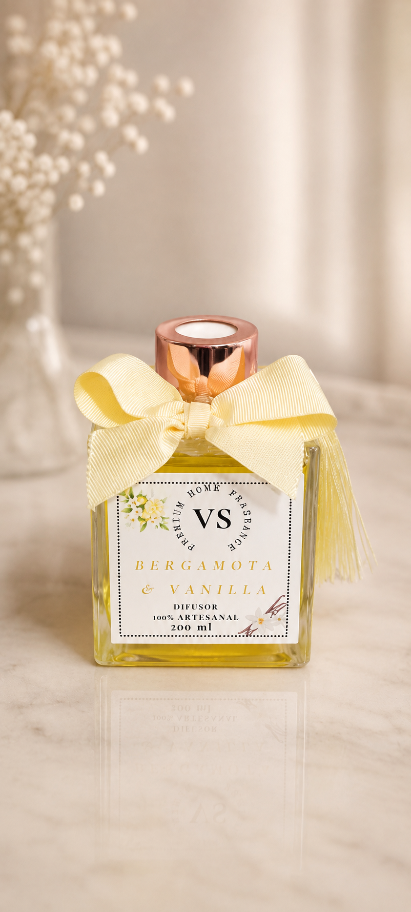 Difusor de Aromas Bergamota & Vanilla 200 ml — VS Premium Home Fragrance